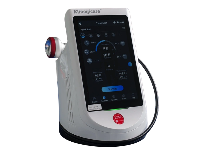 Klinogicare® Beam Ultra Power Physio Laser 30W platform and the technological design of the unit